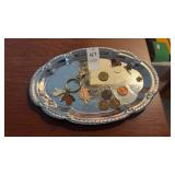 Tray of Wheat Pennies, Traction Token and More