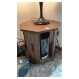 Octagon End Table NO CONTENTS