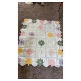 Hand knitted quilt 47x55inch