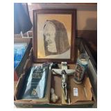 Tray Lot of Religious Items