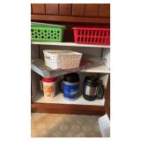 Large insulated travel mugs with metal/plastic