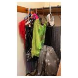 Assorted Womenï¿½s Clothing and closet contents