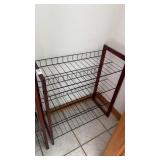 Shoe rack  25inch wide