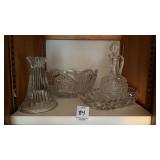 Shelf Lot of Glassware