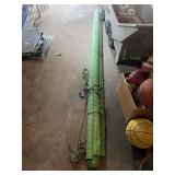 Green outdoor blind