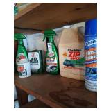 Lot of misc auto cleaning chemicals Turtle wax