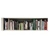 Shelf lot of golf novels/guides and misc