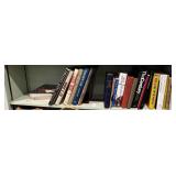 Shelf lot of history and misc books
