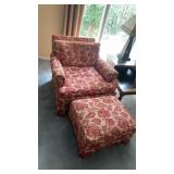 Floral Pattern Chain and Footrest
