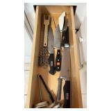Paula Deen Knives and Latex Gloves