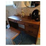 Desk and chair 44' wide, 29' tall, 20' deep