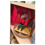 Lot of miscellaneous liquids and electrical