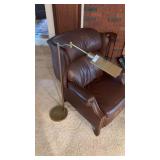 Adjustable brass floor lamp  46inch tall