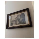 The Old Stone Bridge Framed Wall art