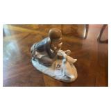 Vintage Lladro Food for Ducks 4849 DS Rare