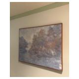 Vintage 1991 Langham Landscape Painting Signed