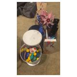 Lot of Kids Toys and American Wind Wheels