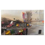 Lot of childrenï¿½s fishing rods