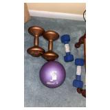 Dumbbells and Medicine Ball