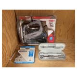 Arrow electric stapler and staples and automotive