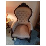 Victorian style parlor chair