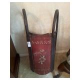 Antique hand-painted childï¿½s wooden sled