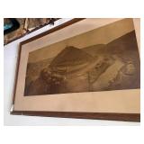Jim Thorp framed Pennsylvania borough