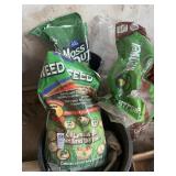 Weed and feed and mulch lot