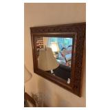 Traditional rectangular wall mirror  30x26inch