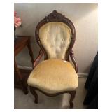 Antique Victorian-style carved wood parlor