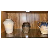 3 Pottery Vases