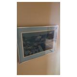 Framed landscape art print  21x15inch