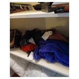 Lot of clothing and fur collar