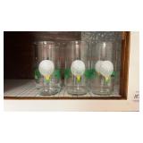 Lot of Drinking Glasses and Salt Shakers