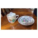 Davenport Plate and Shave Mug
