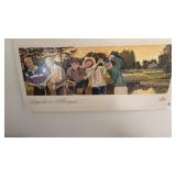 Legends of the Millenium golf lithograph print