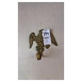 Vintage solid brass eagle wall mount hook(2)