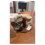 Vintage Miners Hat W Autolite Lantern
