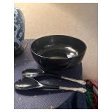 Vintage Towle Sterling Silver Handles Salad