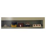 Shelf lot - wooden phone number organizer,