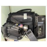 Vintage JVC VHS-C Camcorder with VHS playback and