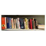 Shelf lot of assorted writing and English