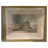 Mont Saint-Michel framed wall art