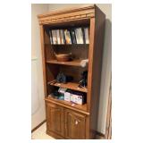 Bookcase Display Cabinet 32x17x78in. NO CONTENTS