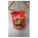 Vintage Incredible Hulk Trash Can