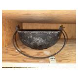 Vintage cast iron scotch bowl