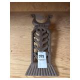 Vintage cast iron boot jack
