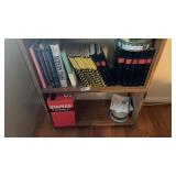 Lot of books and Staples 100 slim CD jewel cases