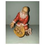 Vintage made in Italy kneeling santa with baby