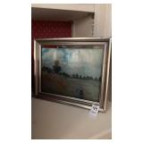 Framed reproduction of Wild Poppies near